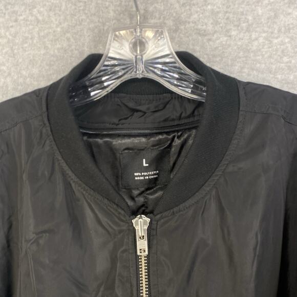 🎮 PUPG Mens L Black Bomber Jacket Pro Player Patches Esports Gamer 🎮 - Picture 8 of 13